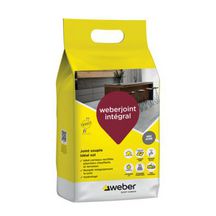 Mortier weberjoint integral pour sol et carreaux rectifiés - gris acier E09 - sac de 5 kg