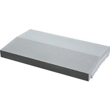 Chaperon de mur Optipose 2 pentes - gris - 49x28x4/5,2 cm