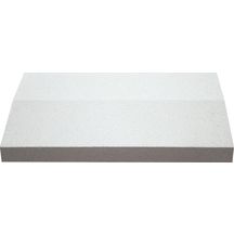 Chaperon de mur Optipose 2 pentes - blanc cassé - 49x33x4/5,4 cm