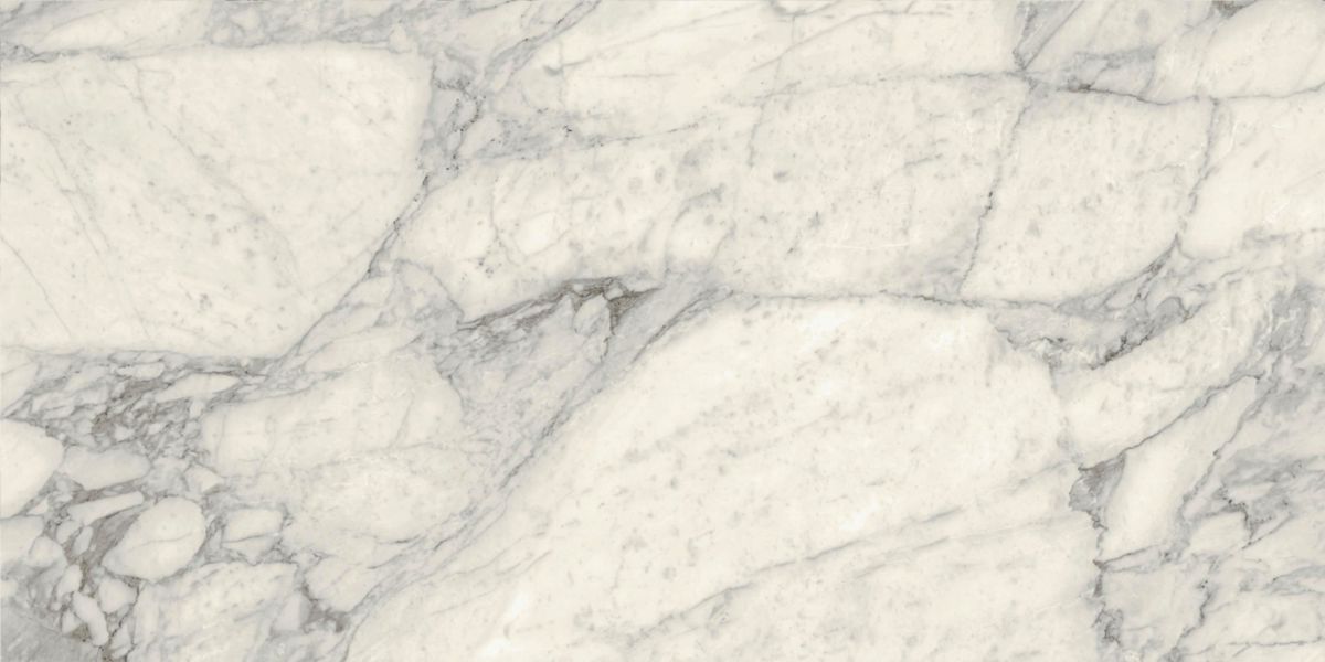 Carrelage imitation marbre Allmarble - grès cérame rectifié - calacatta extra naturale - 60x120 cm