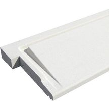 Seuil pour porte-fenêtre PMR blanc 40/250 Réf. SEPMRPS40250B