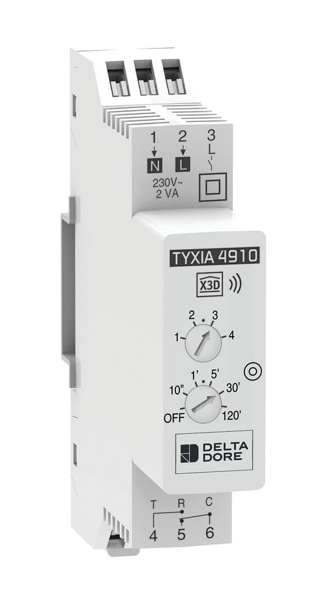 Récepteur modulaire d'éclairage 1 voie Tyxia 4910 - 1 module