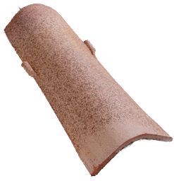 Tuile chapeau canal'fix Tegula 46 - terre cuite - teinte bocage - L. 460 mm