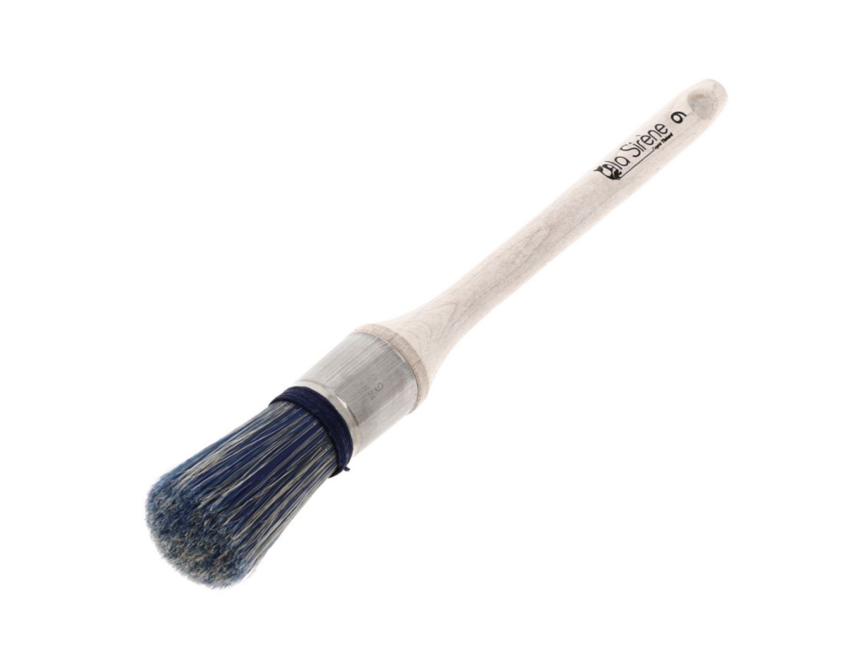 Brosse de pouce soie/synthétique bleu 6, réf. PBS/6