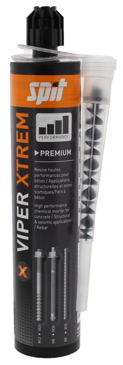 Résine vinylester Viper Xtrem + 2 buses - cartouche de 410 ml