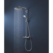 Colonne de douche avec mitigeur thermostatique chromé Euphoria System 310 Réf. 26384002