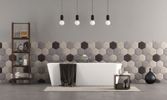 Carrelage hexagonal