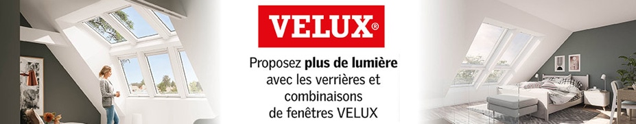 Mise en avant des verrières et combinaisons de fenêtres Velux