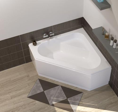 baignoire d’angle pour petite salle de bain