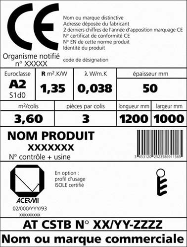 L'étiquette énergétique, un repère pour évaluer la performance d'un isolant