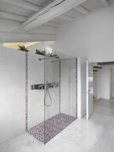 mosaique douche italienne