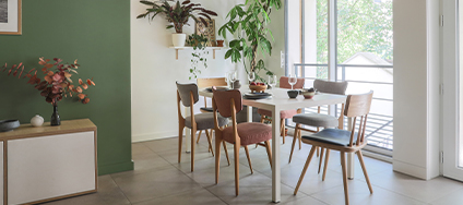 Trois salle à manger inspirées par la nature