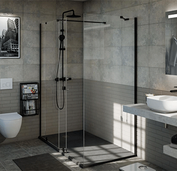 carrelage salle de bain imitation ardoise