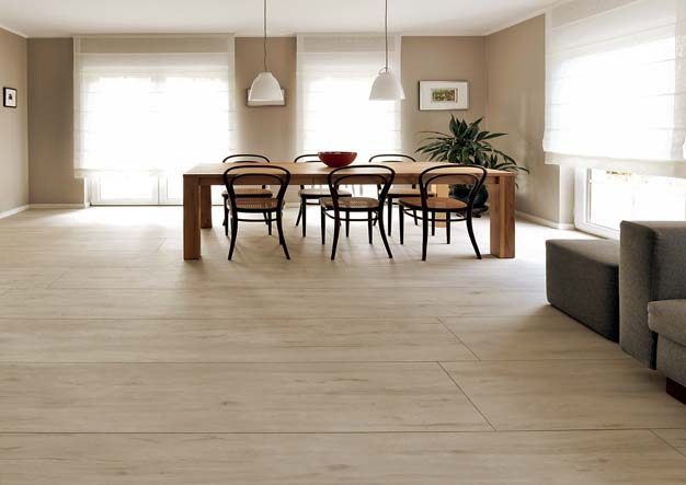 Carrelage grand format imitation parquet