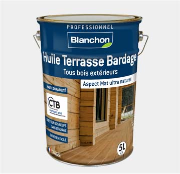 Huile protectrice Blanchon pour terrasse bois